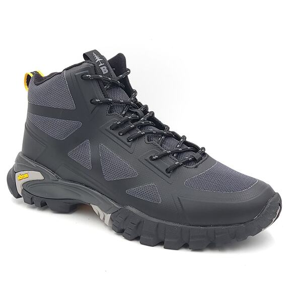 Bass Outdoor Men Hiking Boot Vibram Peak Trail 2 Mid Sz US 9.5M Black Waterproof - Picture 1 of 6